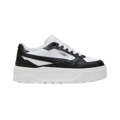 Tenis Puma Karmen Ii Idol Urbanos Mujer - 39887602 Blanco / Negro Plataforma Casual