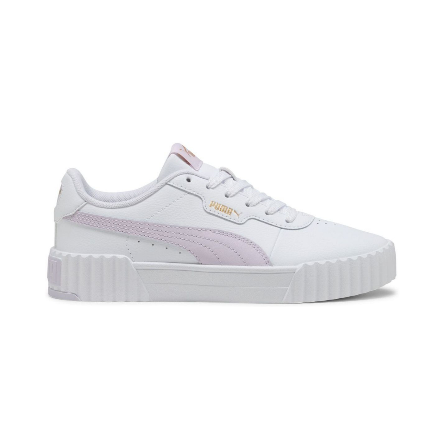 Tenis Puma Carina 3.0 Casuales Mujer - 40036511 Blanco / Lila Modernos