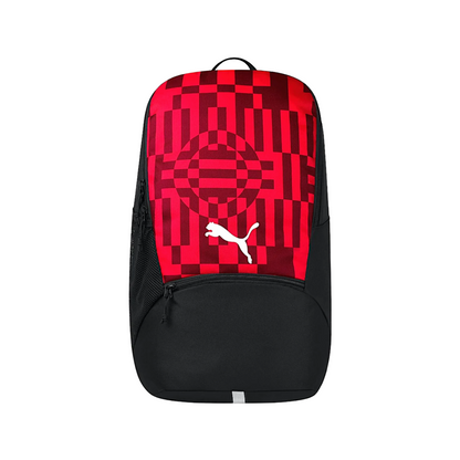 Mochila Puma Individualrise Backpack Casual Escolar Unisex - 07991101 Negro/rojo