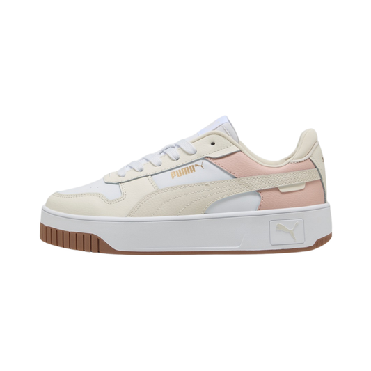 Tenis Puma Carina Street Urbanos Mujer - 38939042 Blanco / Beige Chunky  Plataforma