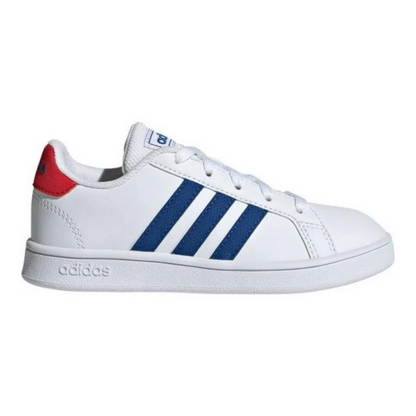 Tenis Adidas Grand Court K- GX5742 Blanco/Azul