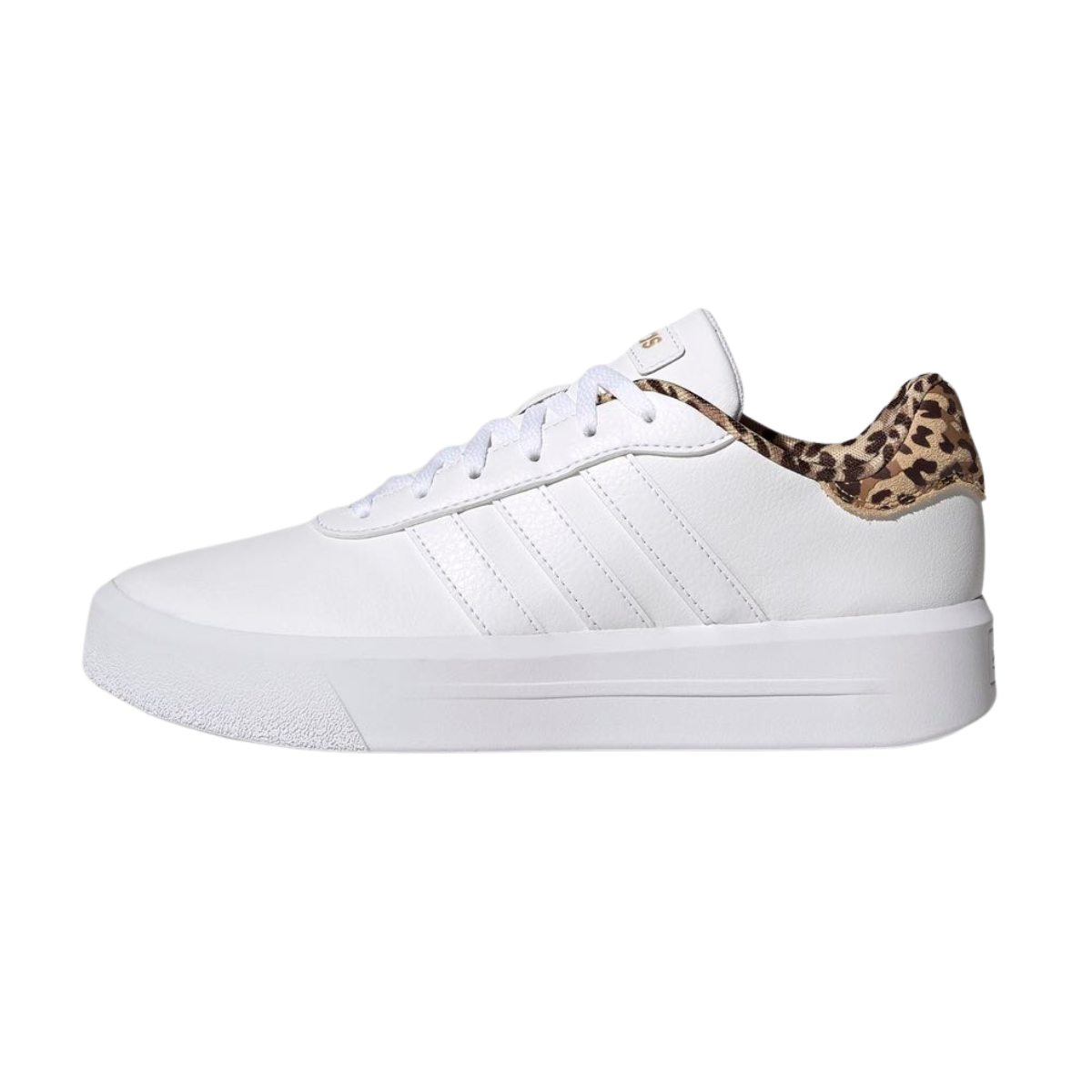 Tenis Adidas Court Plataform Para Mujer- GW9786  Blanco/Animal