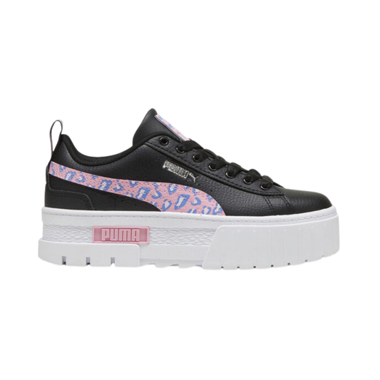 Tenis Puma Mayze Wild Chunky Mujer - 38569610 Negro / Rosa Animal Print Plataforma