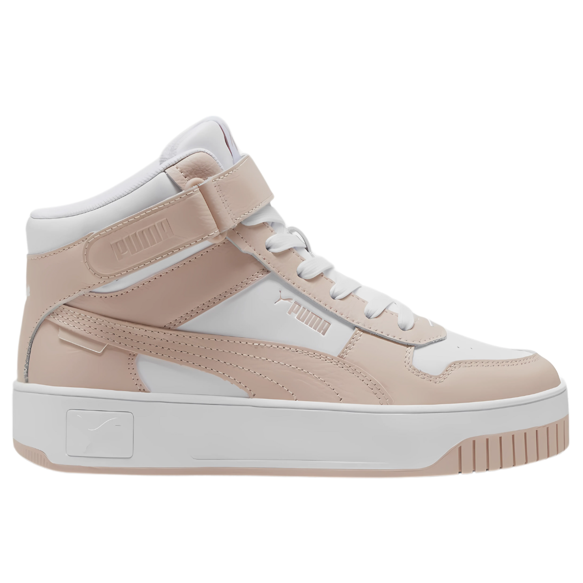 Tenis Puma Carina Street Mid Casual Mujer - 39233706 Blanco/rosa