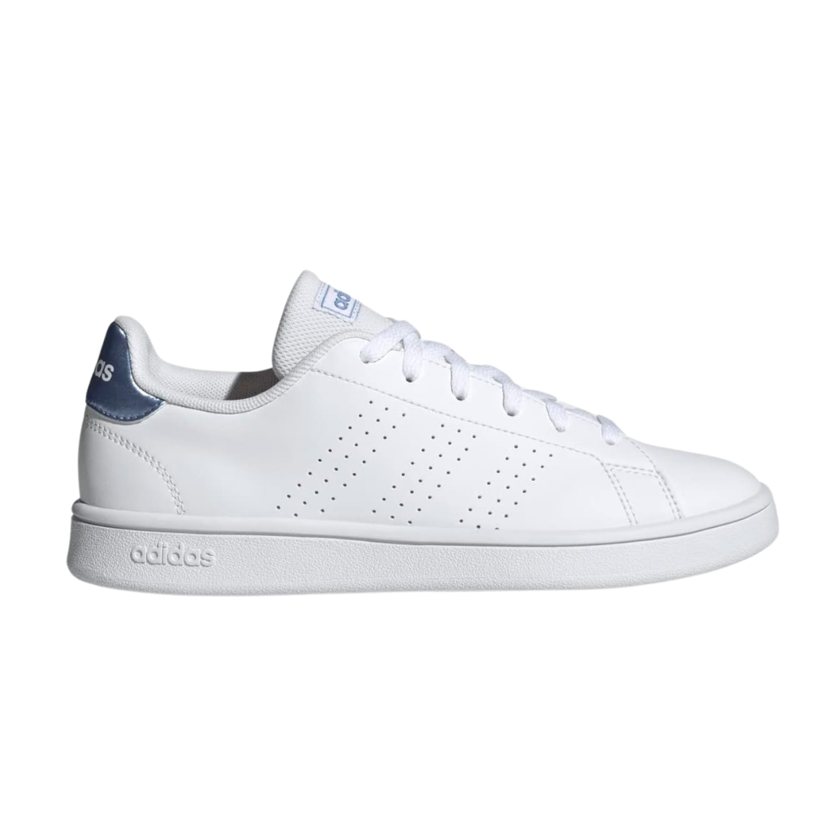 Tenis Adidas Advantage Base Unisex- HP9388 Blanco/Azul