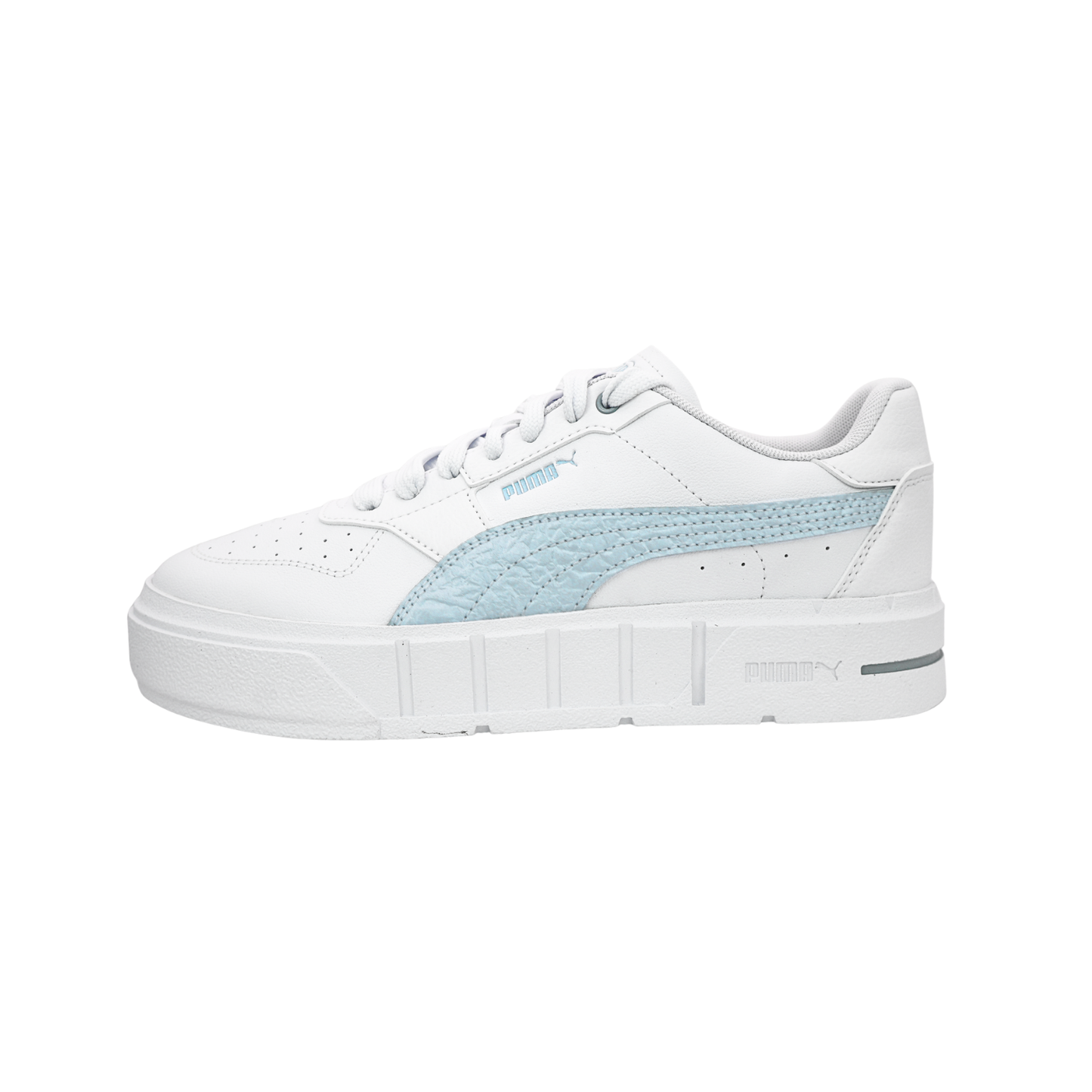 Tenis Puma Cali Court Casuales Mujer - 39871902 Blanco / Azul Plataforma