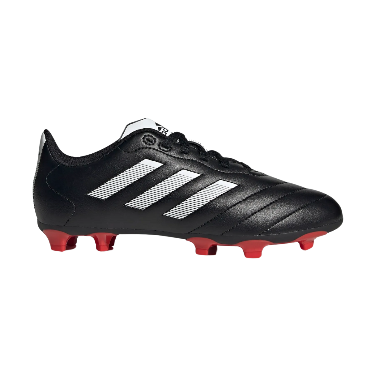 Tenis Adidas Goletto VIII FG Para Futbol -GX7793 Negro/Blanco/Rojo