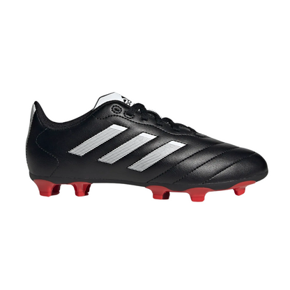 Tenis Adidas Goletto VIII FG Para Futbol -GX7793 Negro/Blanco/Rojo