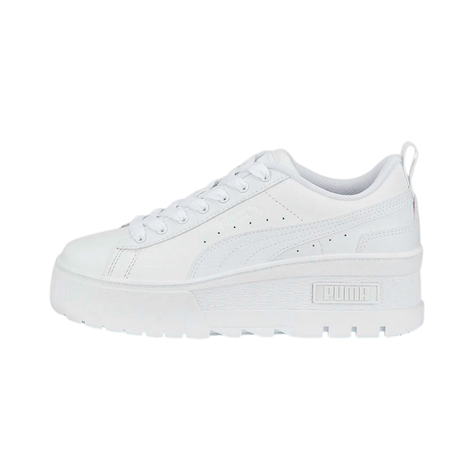 Tenis Puma Mayze Wedge Plataforma Mujer - 38627304 Blanco  Chunky