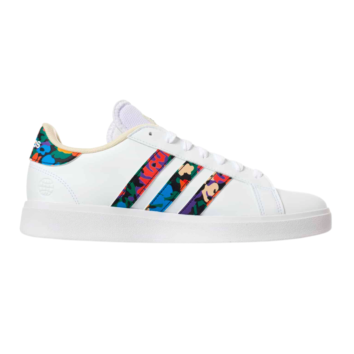 Tenis Adidas Grand Court Base 2.0 Unisex - GY2490 Blanco/Multicolor