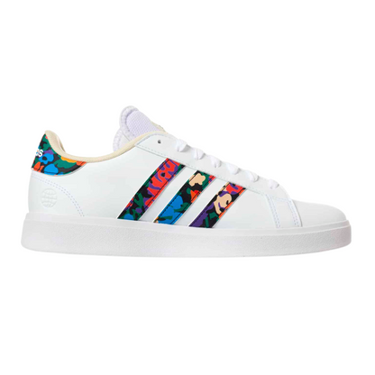 Tenis Adidas Grand Court Base 2.0 Unisex - GY2490 Blanco/Multicolor