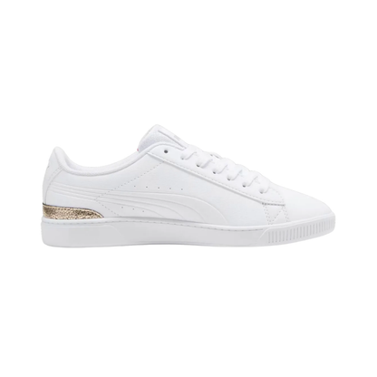 Tenis Puma Vikky V3 Metallic Shine Mujer - 39508501 Blanco Casuales Uso Diario