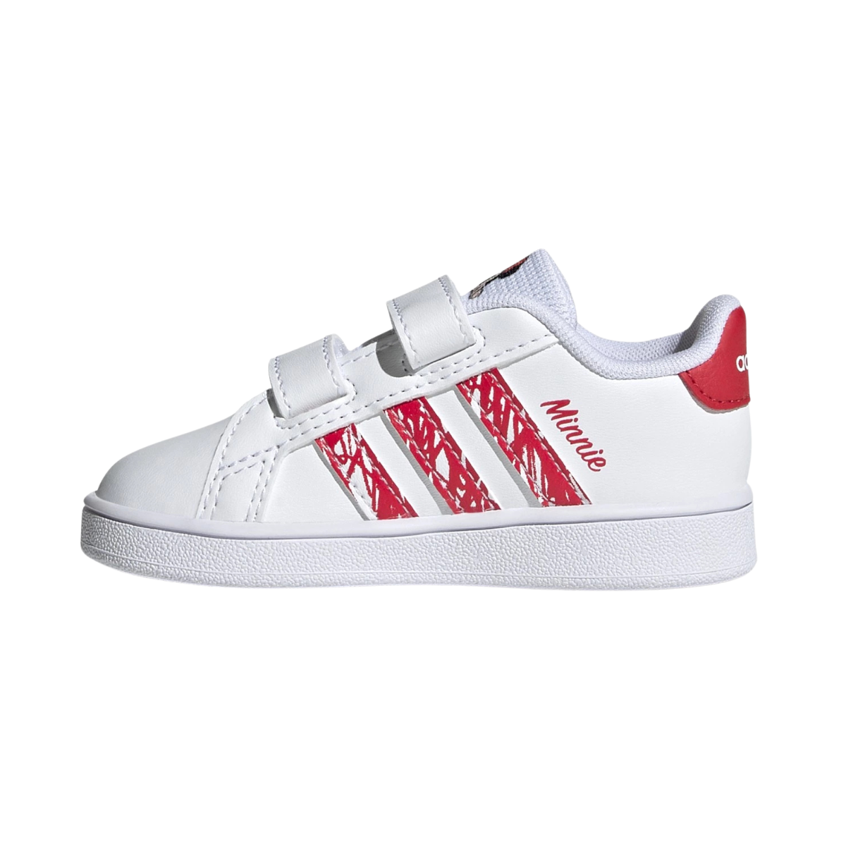 Tenis Grand Court MM CF Infantil- GY8011 Blanco/Rojo