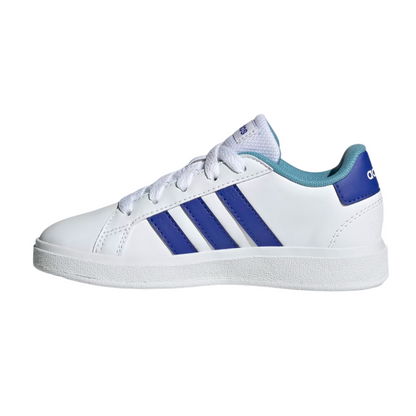 Tenis Adidas Grand Court 2.0 K- HP8908 Blanco/Azul Unisex