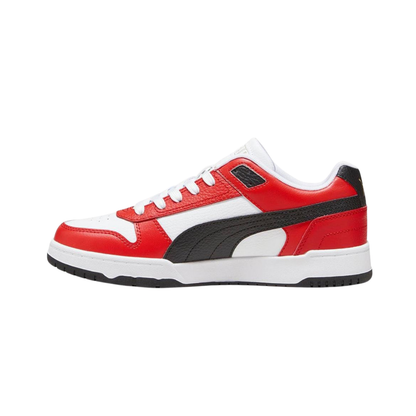Tenis Puma Rbd Game Low Hombre - 38637320 Blanco / Rojo Casuales Urbanos