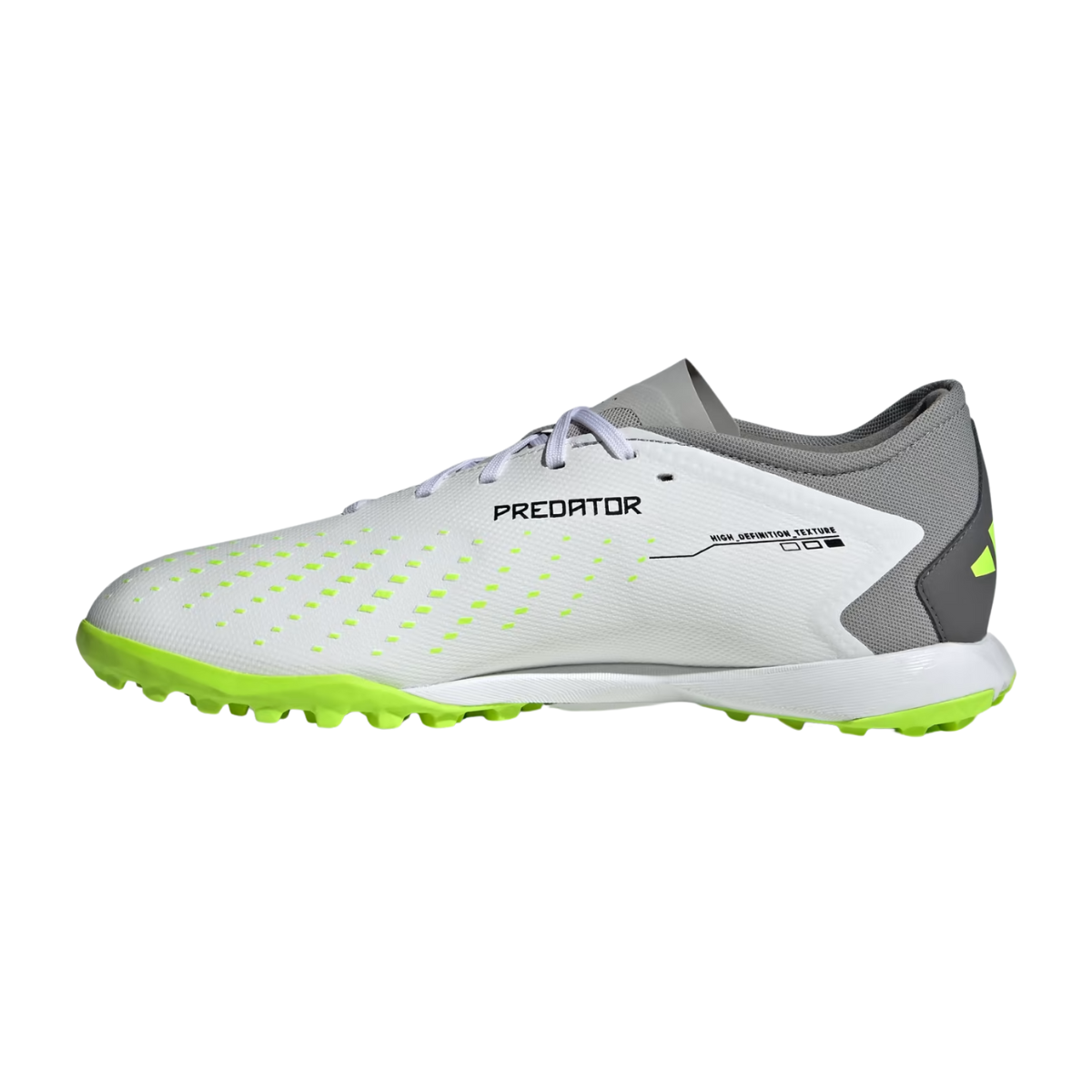 Tenis Adidas Predator Accuracy.3 L TF Para Futbol - GZ0003 Blanco/Verde/Negro
