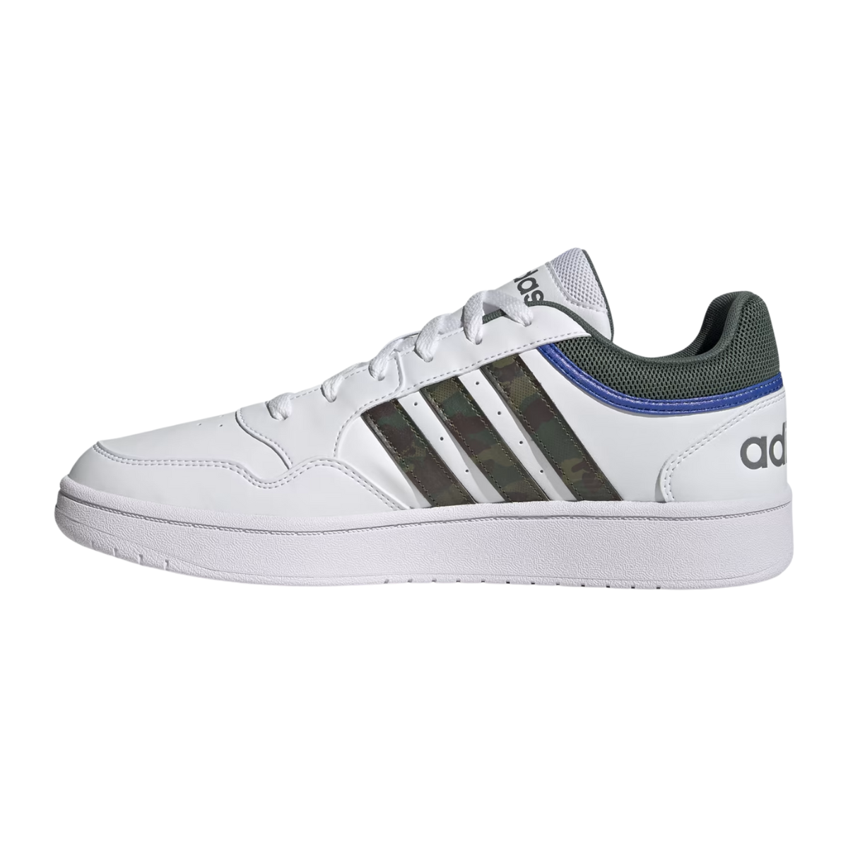 Tenis Adidas Hoops 3.0 Para Hombre - GY4738  Blanco/Verde