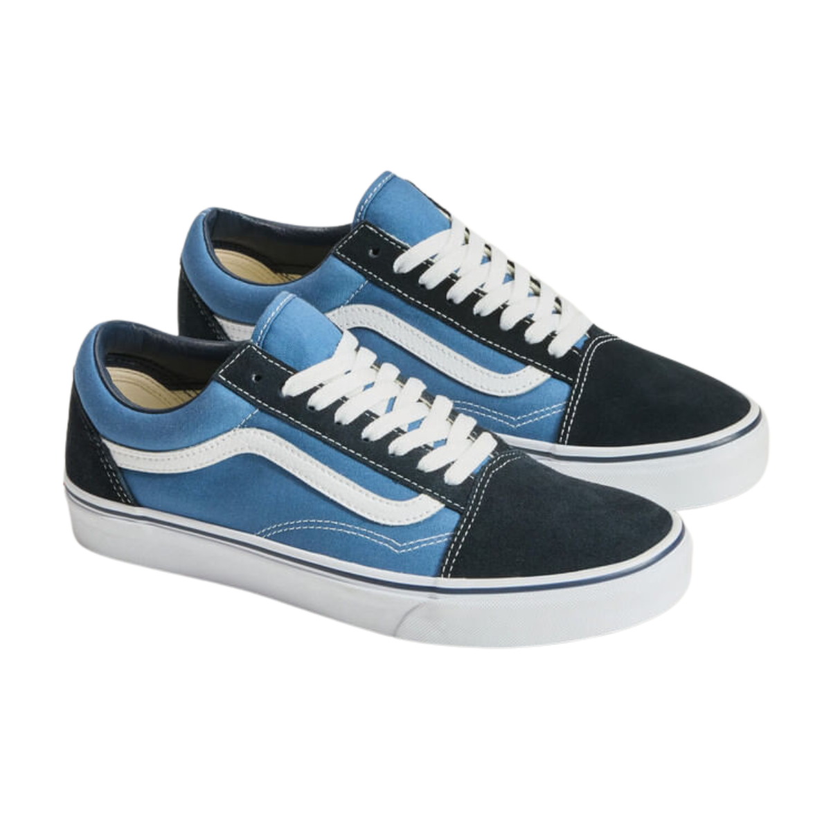 Tenis Vans Authentic Old Skool Unisex -VN000D3HNVY Azul/ Bco