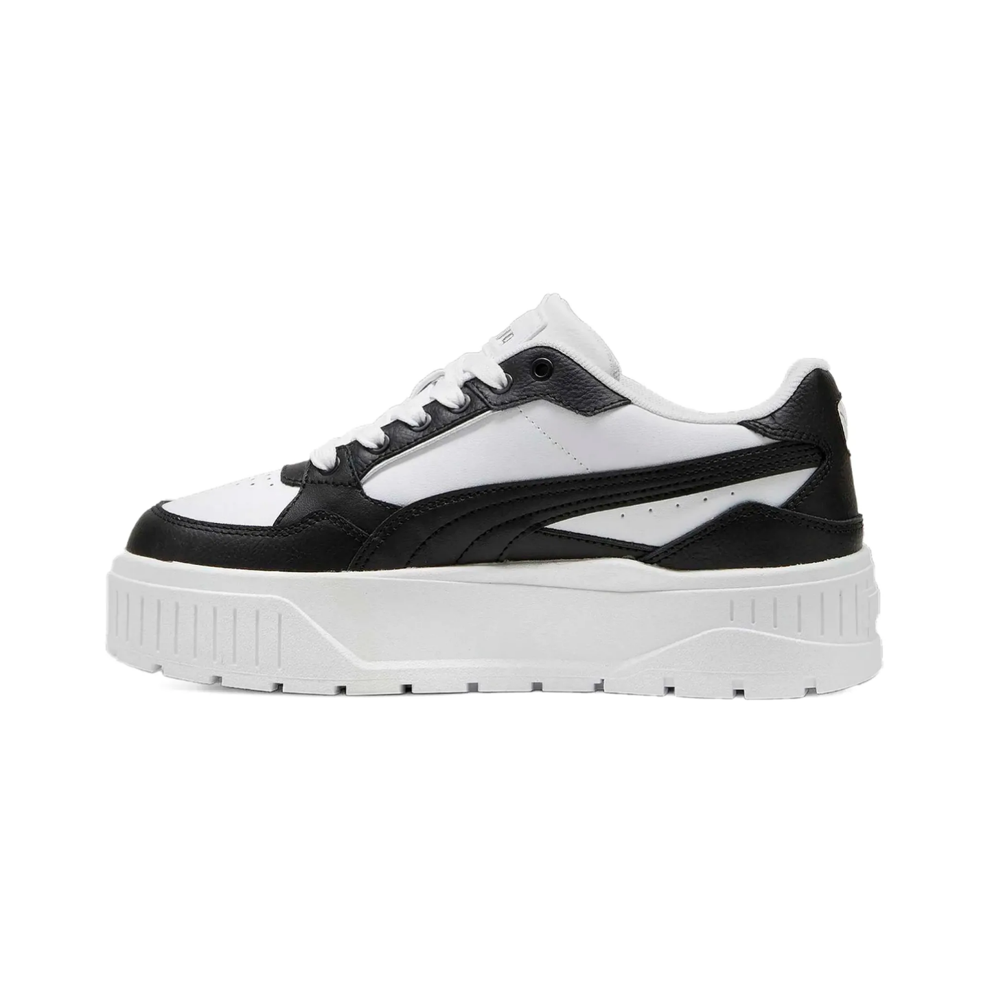 Tenis Puma Karmen Ii Idol Urbanos Mujer - 39887602 Blanco / Negro Plataforma Casual