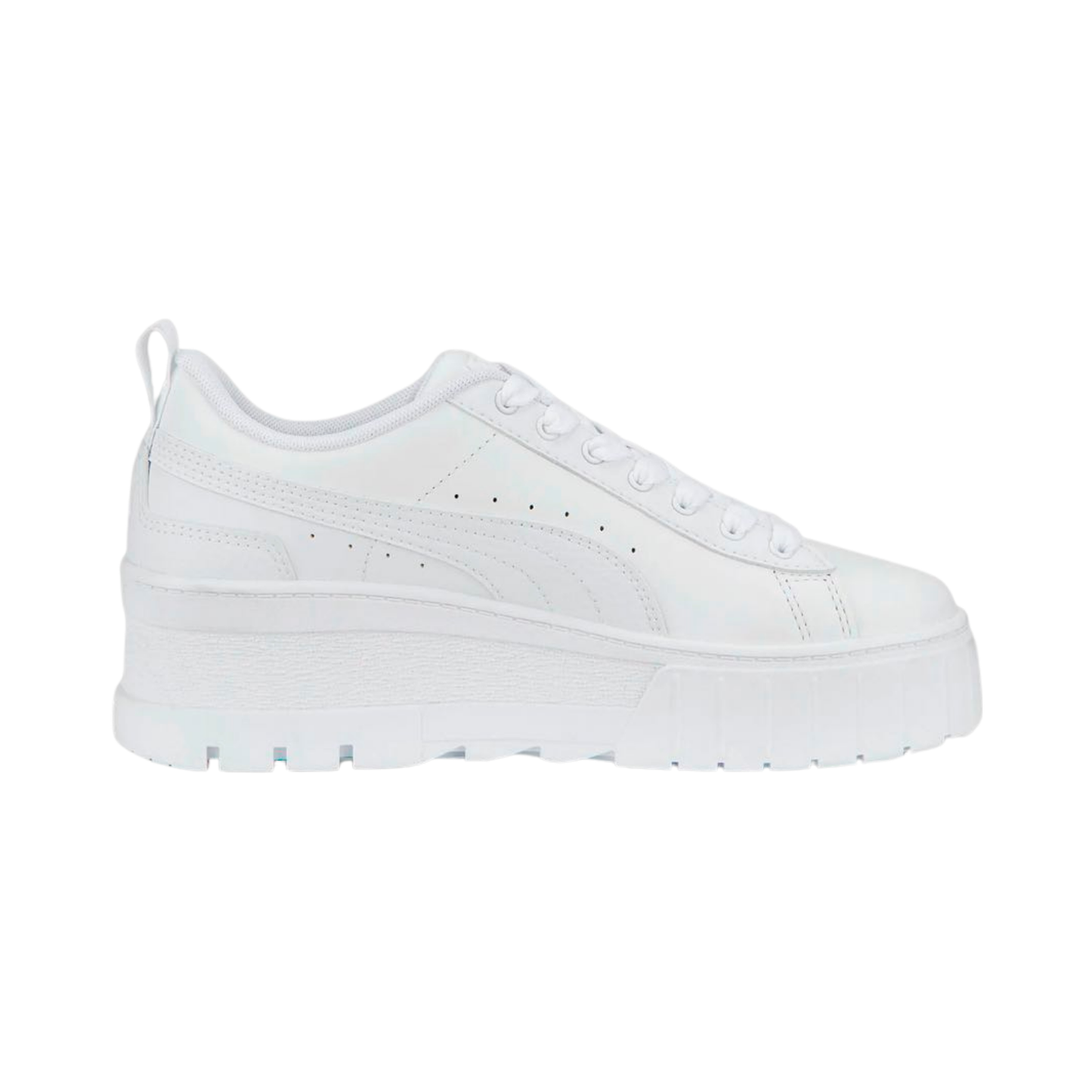 Tenis Puma Mayze Wedge Plataforma Mujer - 38627304 Blanco  Chunky