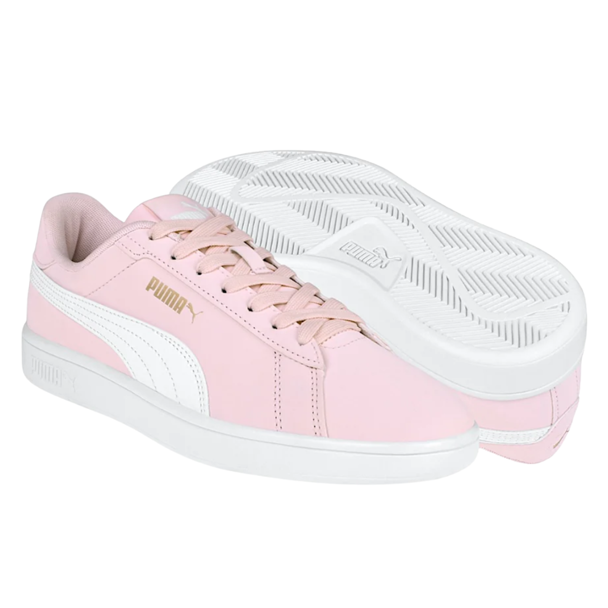 Tenis Puma Smash 3.0 Buck Unisex - 39678305 Rosa / Blanco