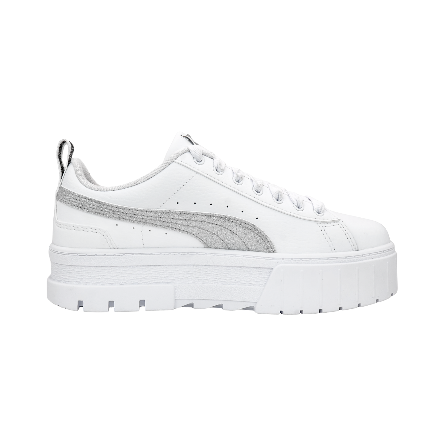 Tenis Puma Mayze Glitter Chunky Mujer - 38621601 Blancos Cómodos Plataforma