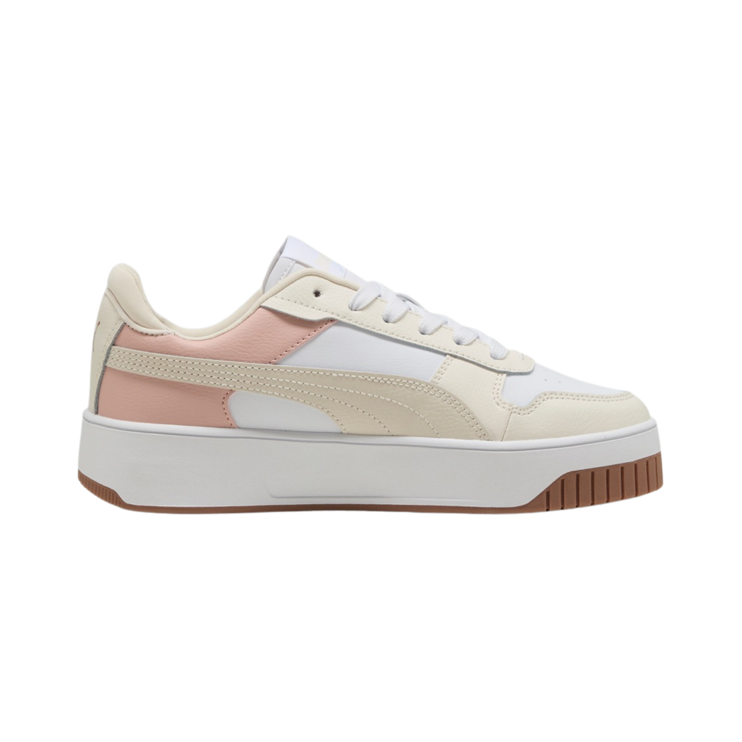 Tenis Puma Carina Street Urbanos Mujer - 38939042 Blanco / Beige Chunky  Plataforma