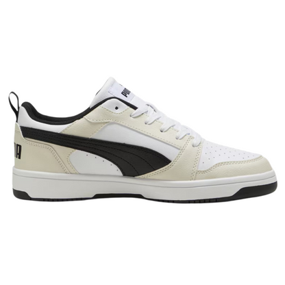 Tenis Puma Rebound V6 Low - 39232818 Casuales Unisex Urbanos Blancos