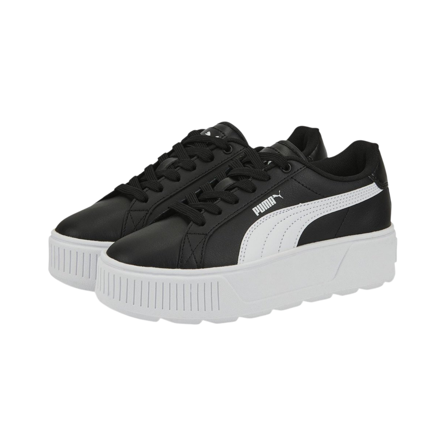 Tenis Puma Karmen L Plataforma Mujer - 38737402 Negro / Blanco Chunky