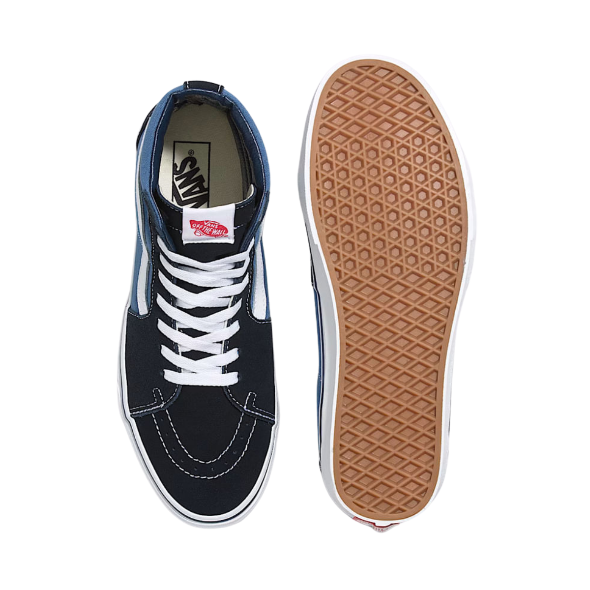 Tenis Vans Sk8-Hi Azul/Blanco- Sk8-Hi Azul/Blanco