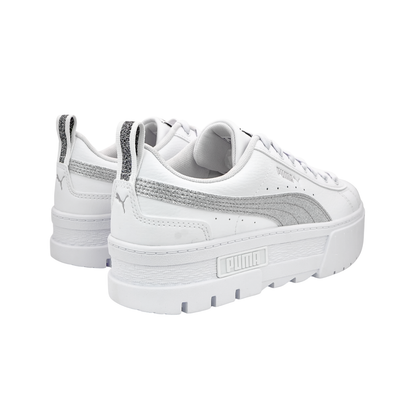 Tenis Puma Mayze Glitter Chunky Mujer - 38621601 Blancos Cómodos Plataforma