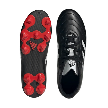 Tenis Adidas Goletto VIII FG Para Futbol -GX7793 Negro/Blanco/Rojo