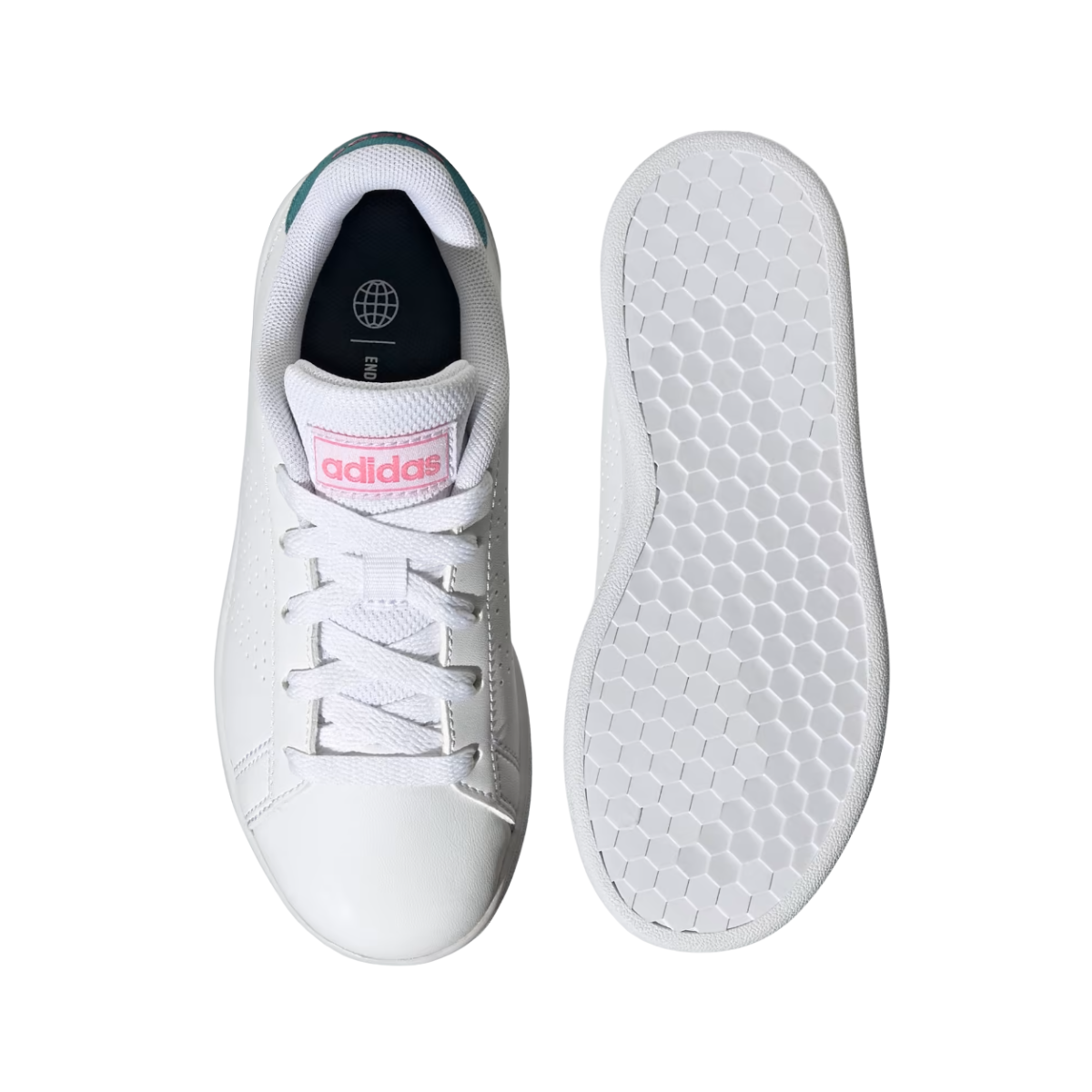 Tenis Adidas Advantage K  Unisex - IG2513 Blanco/Azul