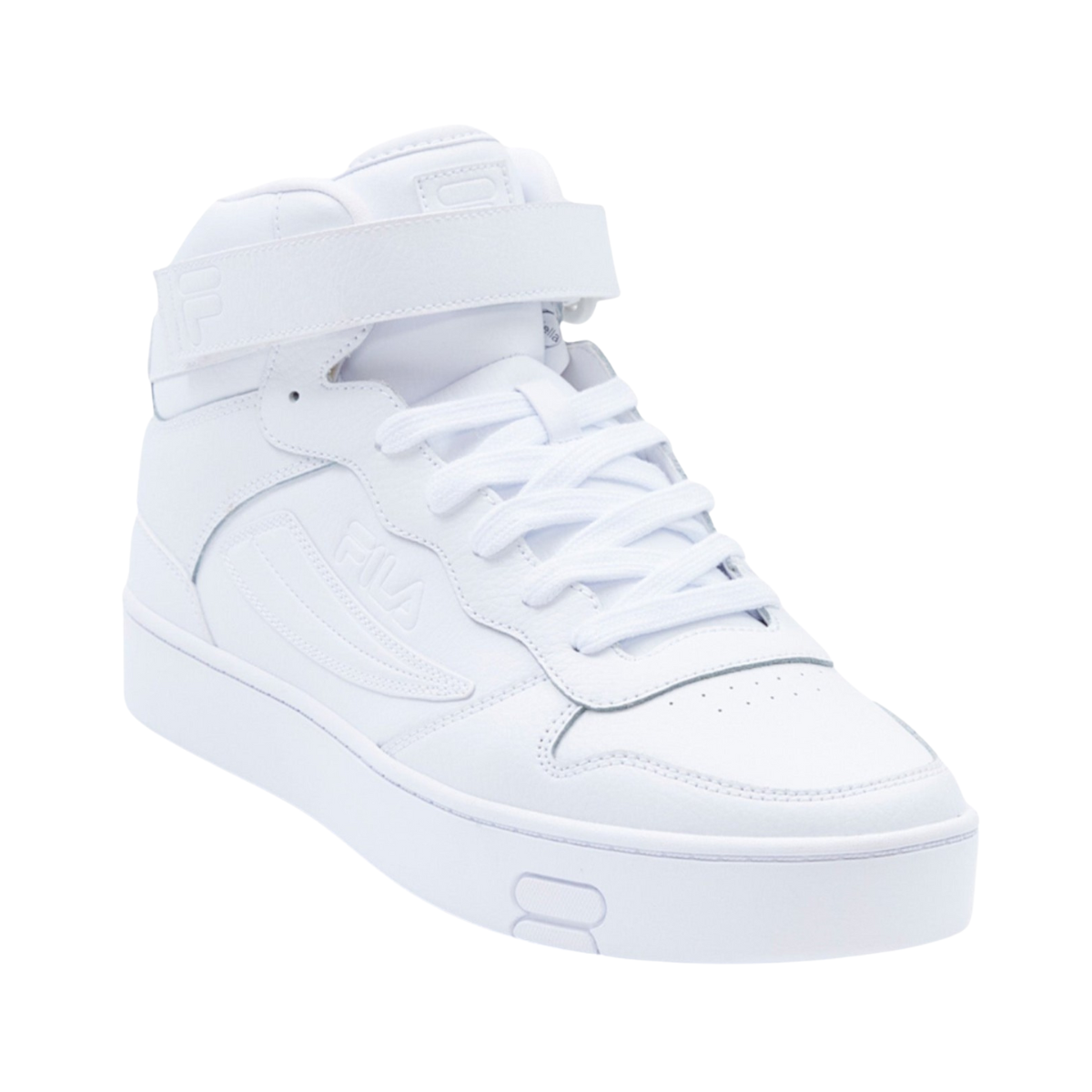 Tenis Fila Mgx-100 Mid Hombre - 1cm01654100 Blancos Casuales De Bota  Urbana