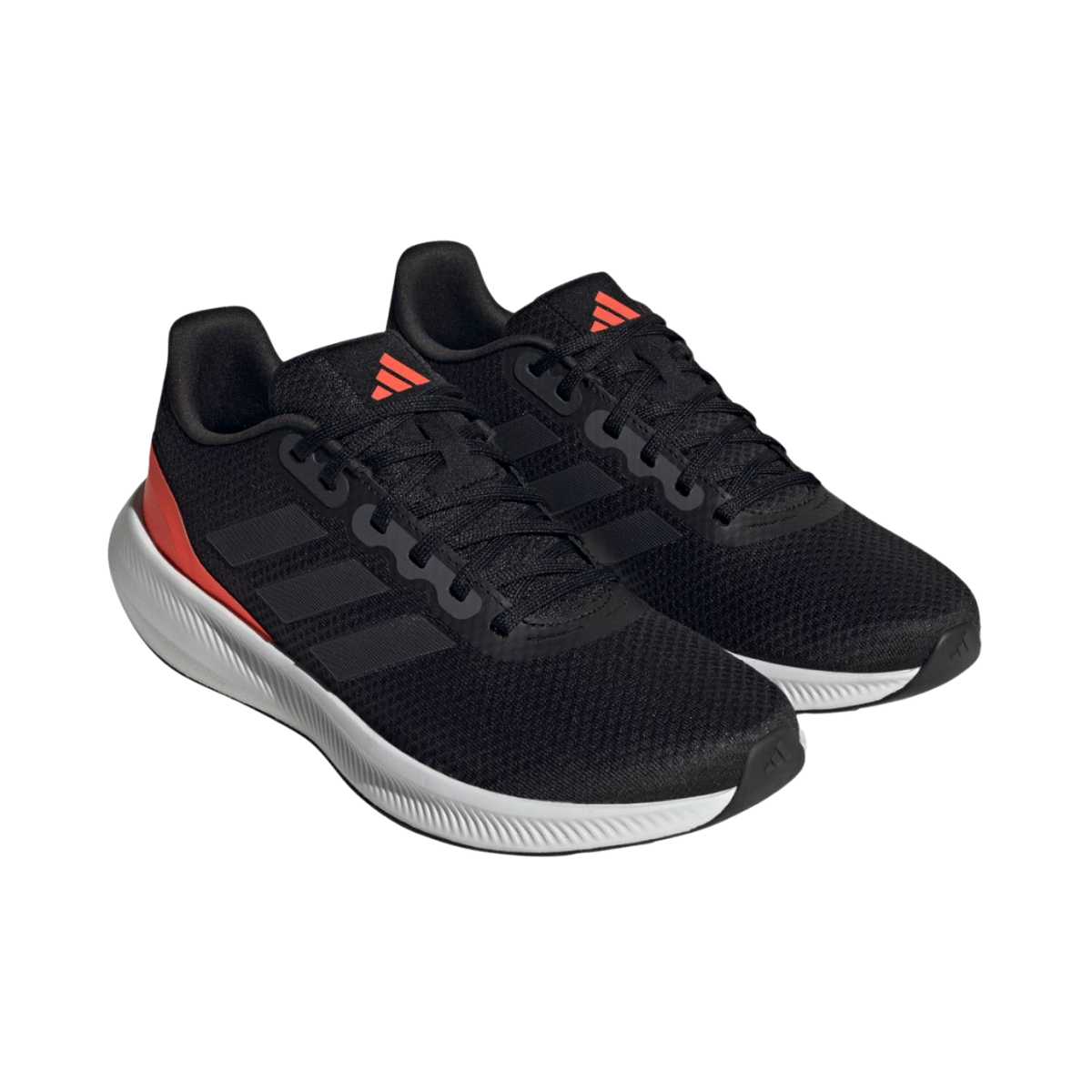 Tenis Adidas Runfalcon 3.0 Para Hombre - HP7550 Negro/Rojo