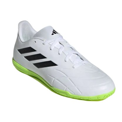 Tenis Adidas Copa Pure.4 IN  Para Futbol - GZ2537 Blanco/Verde