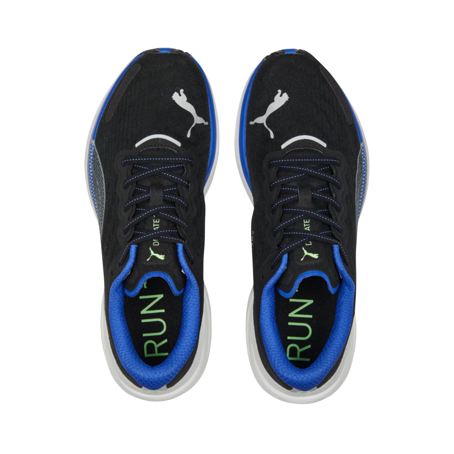 Tenis Puma Deviate Nitro 2 Hombre - 37680711 Negro Running Con Placa De Carbono