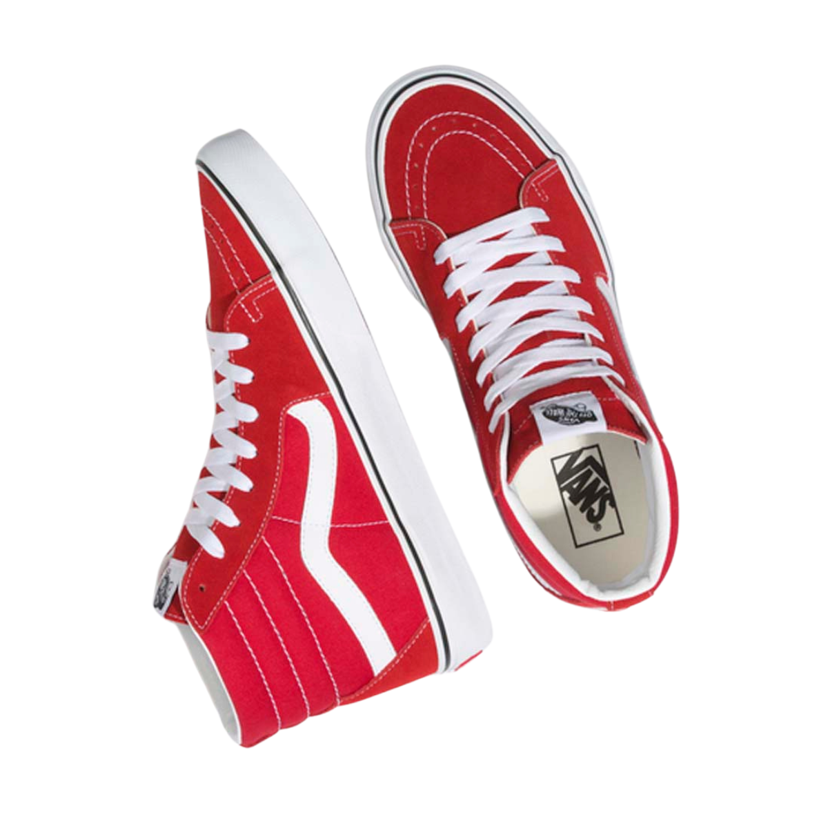 Tenis Vans Old Skool Sk8-Hi  Bota Roja-  VN0A4BV6JV6