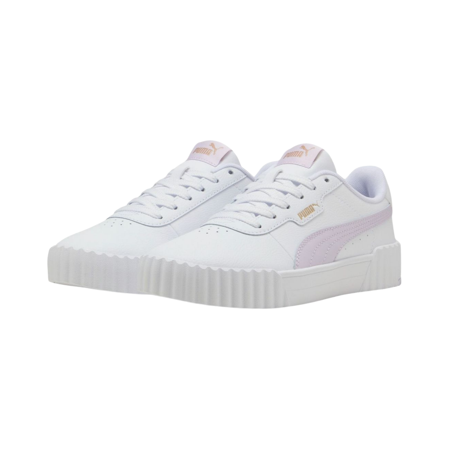 Tenis Puma Carina 3.0 Casuales Mujer - 40036511 Blanco / Lila Modernos