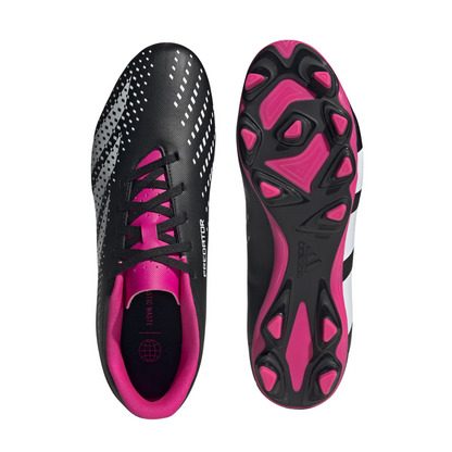 Tenis Adidas Predator Accuracy.4 FG Para Futbol - GW4604  Negro/Blanco/Rosa
