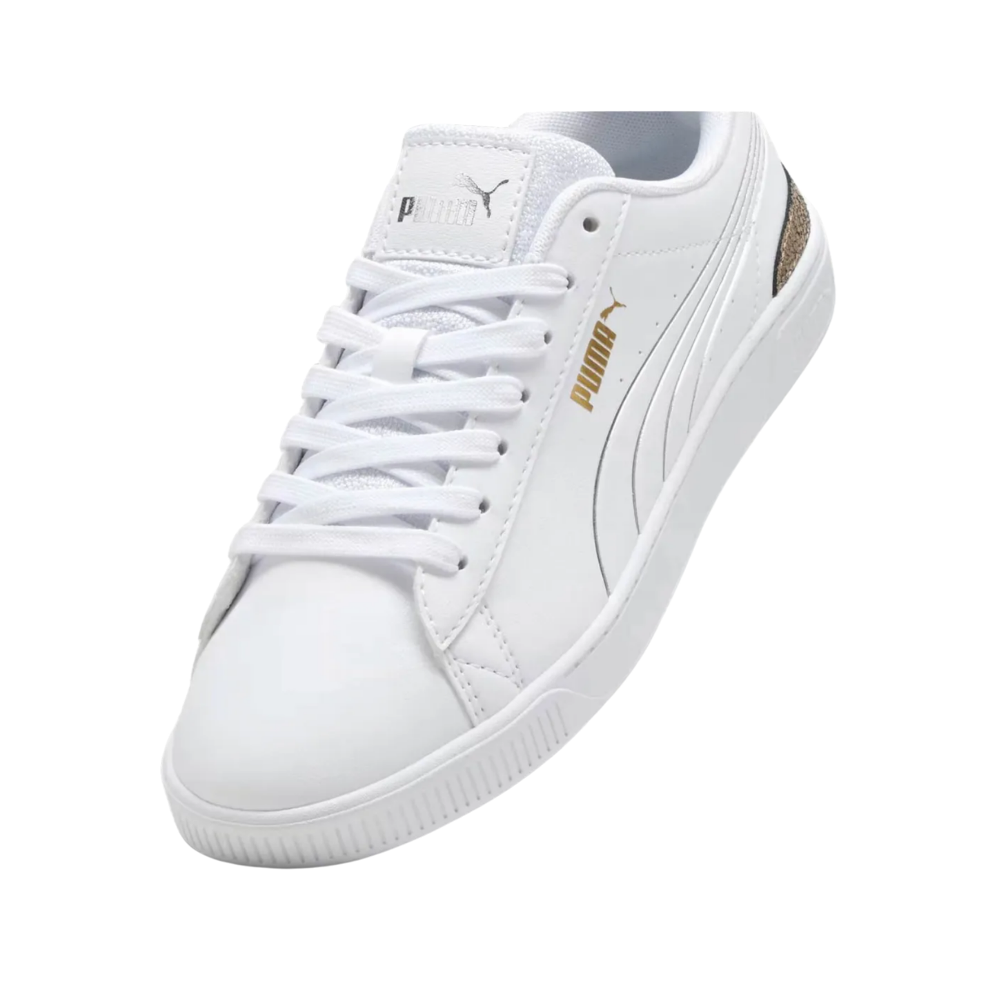 Tenis Puma Vikky V3 Metallic Shine Mujer - 39508501 Blanco Casuales Uso Diario