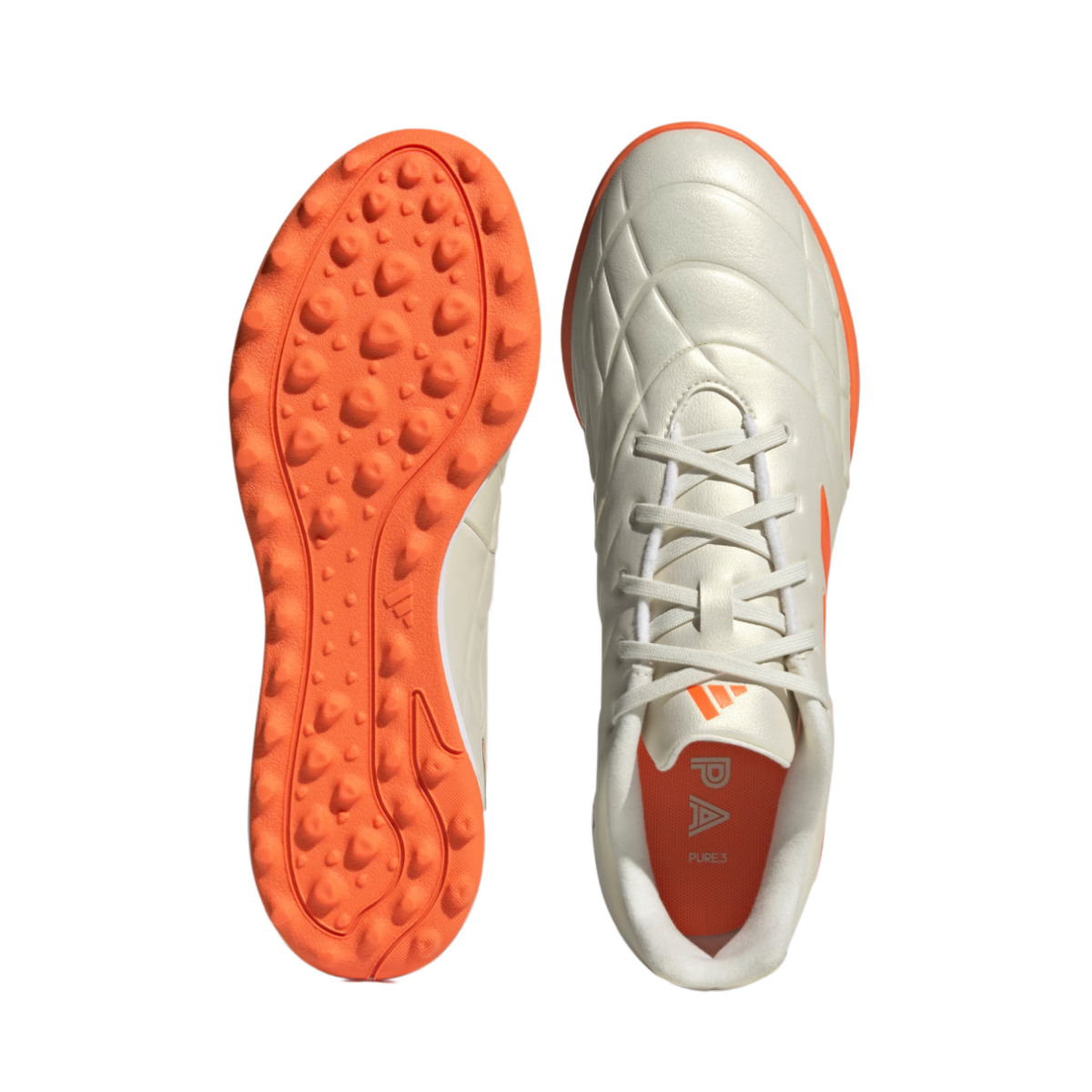 Tenis Adidas Copa Pure .3 TF  Para Futbol - GY9053 Dorado/Naranja