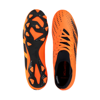 Tenis Adidas Predator Accuracy.4 S FxG Para Futbol - GW4599  Naranja/Negro