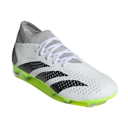 Tenis Adidas Predator Accuracy .3 FG Para Futbol - GZ0024 Blanco/Verde