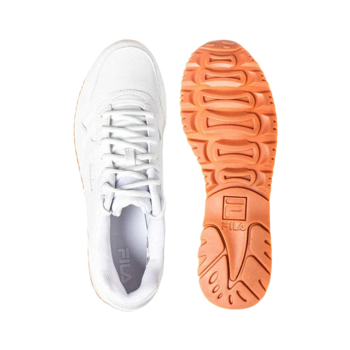 Tenis Fila Cress Pb Gum Casual Hombre - 1rm02004156 Blanco