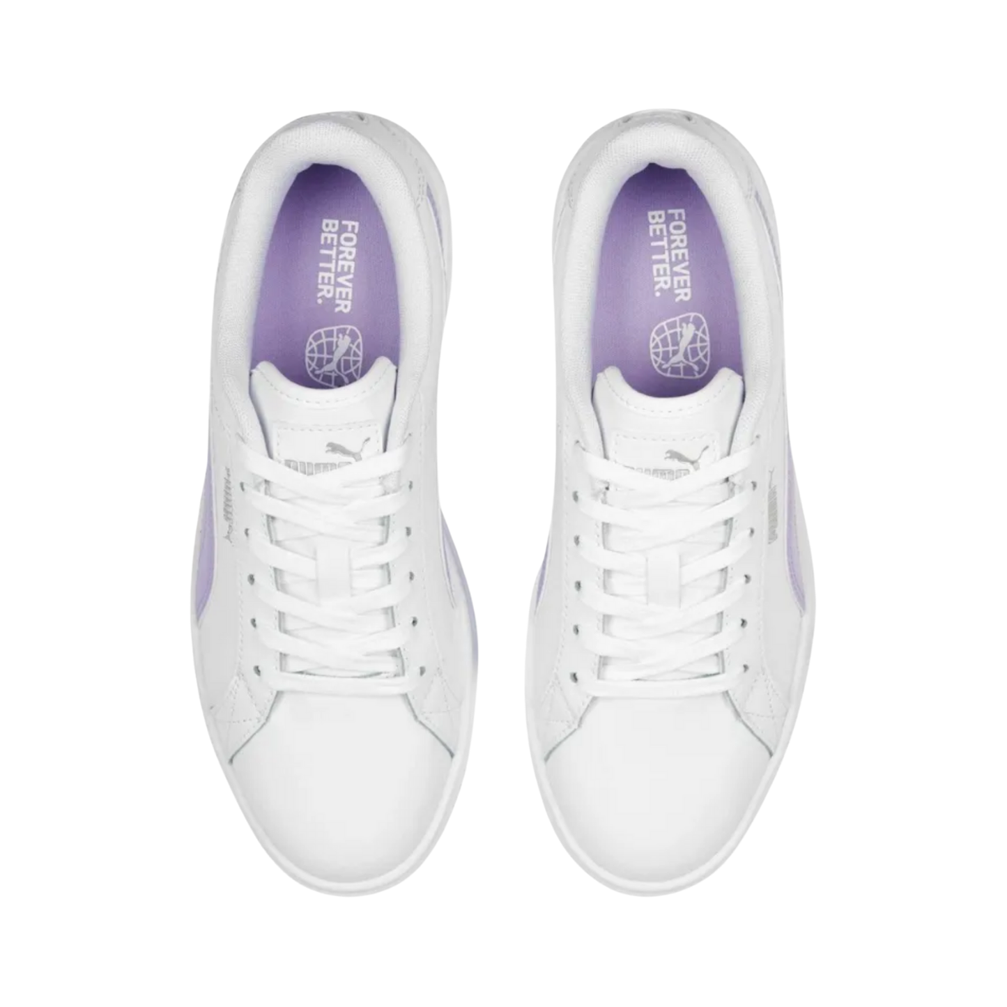Tenis Puma Karmen L Plataforma Mujer - 38461510 Blanco / Lila