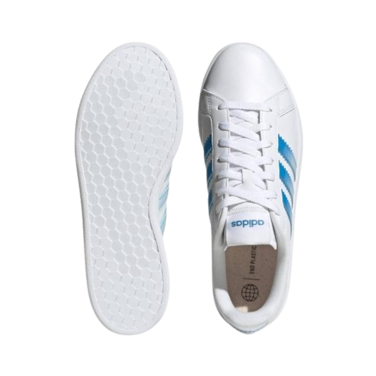 Tenis Adidas Grand Court Beyond Unisex - GY9629 Blanco/Azul
