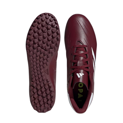 Tenis Adidas Copa Pura 2 Club Tf Para Futbol - IE7524 Vino/Blanco