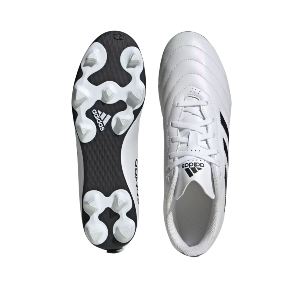 Tenis Adidas Goletto VIII FG  Para Futbol - HP6460 Blanco/Negro