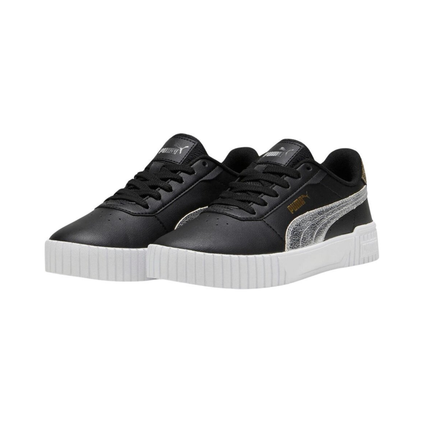 Tenis Puma Carina 2.0 Metallic Shine Mujer - 39509602 Negro